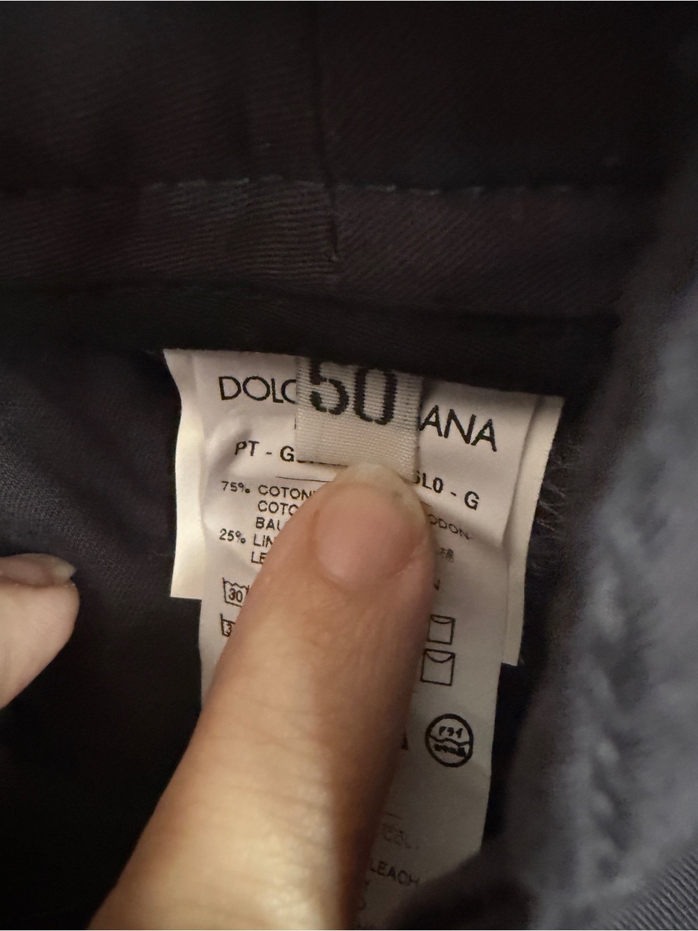 Dolce & Gabbana Gray Linen Cotton Pants Slacks NWT Italy Size 36x32 or IT 50 - Picture 11 of 15